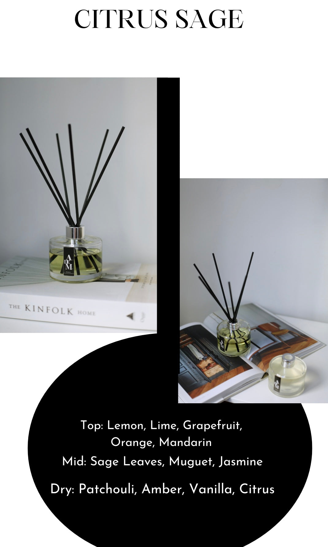 CITRUS SAGE REED DIFFUSER