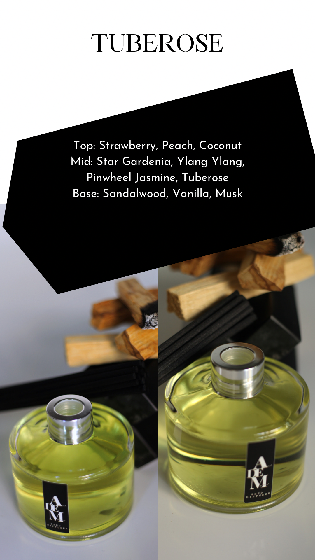 TUBEROSE REED DIFFUSER