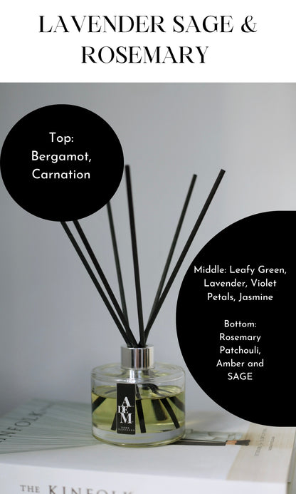 LAVENDER SAGE & ROSEMARY REED DIFFUSER