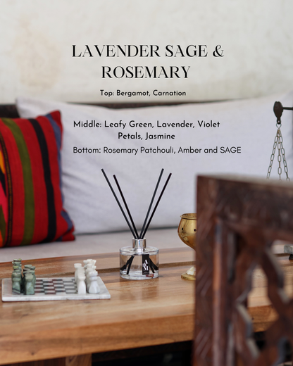 LAVENDER SAGE & ROSEMARY REED DIFFUSER