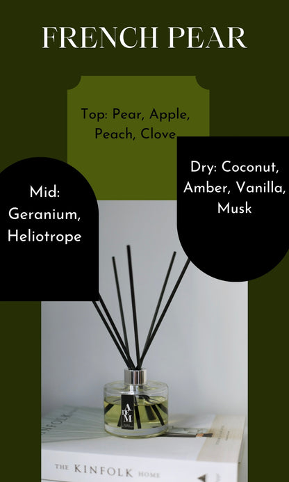 FRENCH PEAR REED DIFFUSER